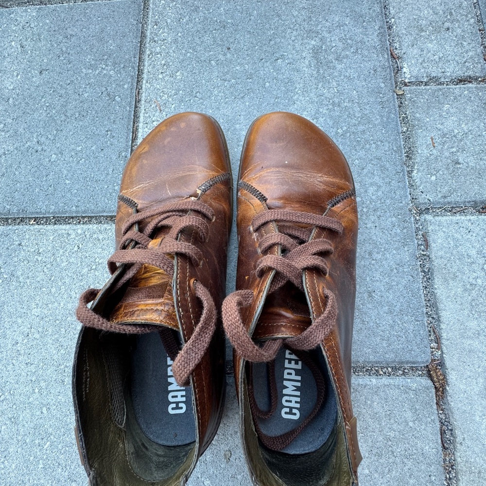Camper Tan Leather Men's Boots